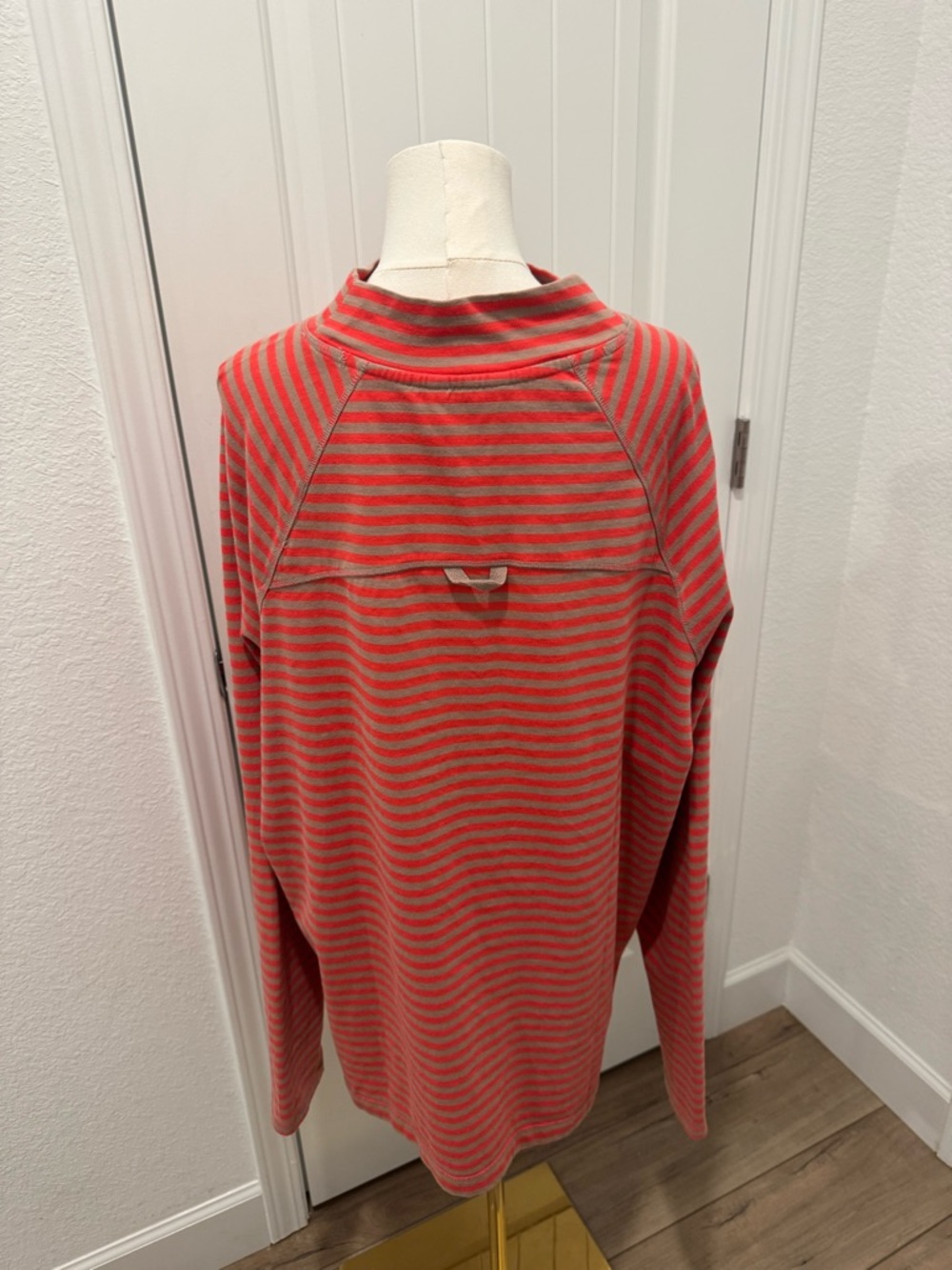 Free People Restoration Yarn Dye Stripe Layer sailor stripe sand size xl NWT - Picture 5 of 5